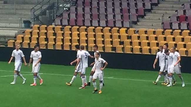 U19-jubel efter Carlo Holses sejrsmål i Farum U19-jubel efter Carlo Holses sejrsmål i Farum
