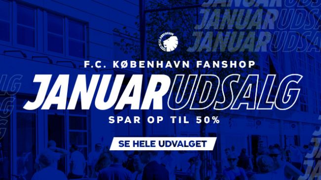 Januarudsalg i Fanshoppen Januarudsalg i Fanshoppen