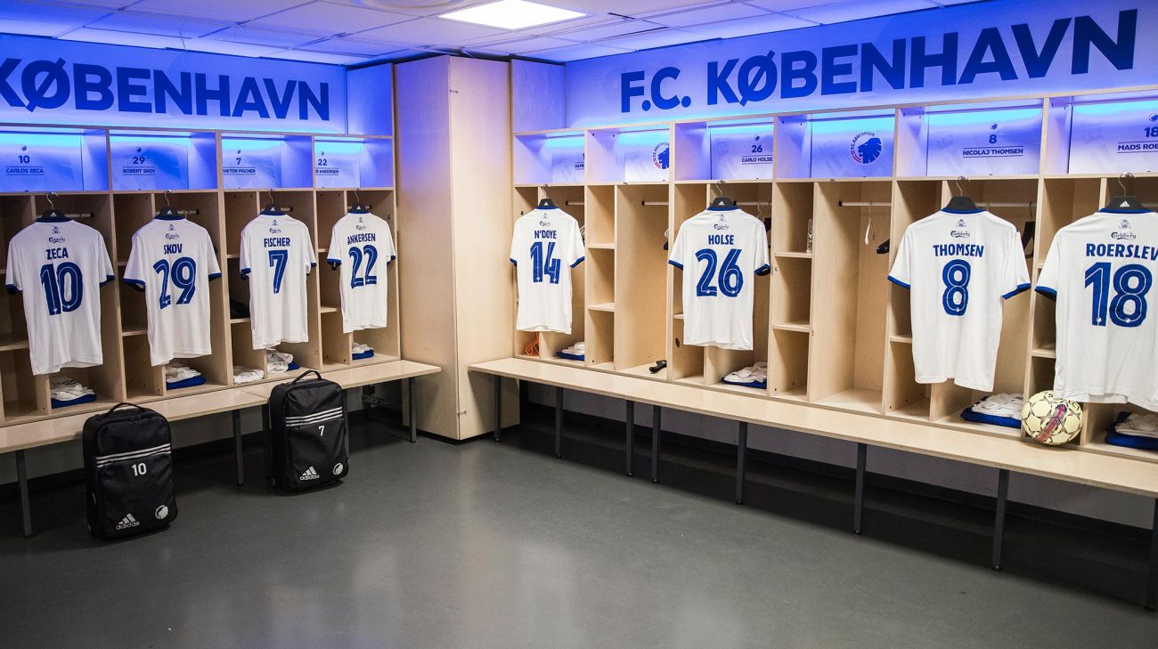 FCK's omklædningsrum FCK's omklædningsrum