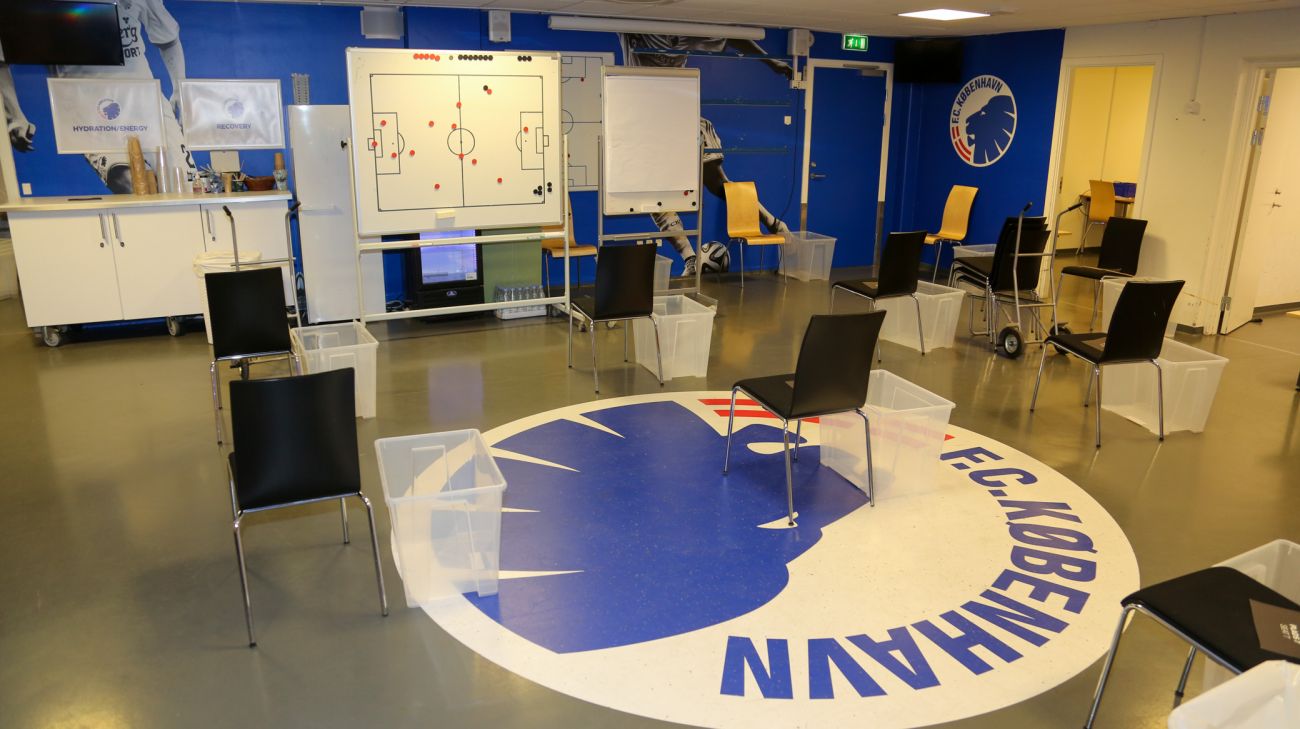 FCK's omklædningsrum FCK's omklædningsrum