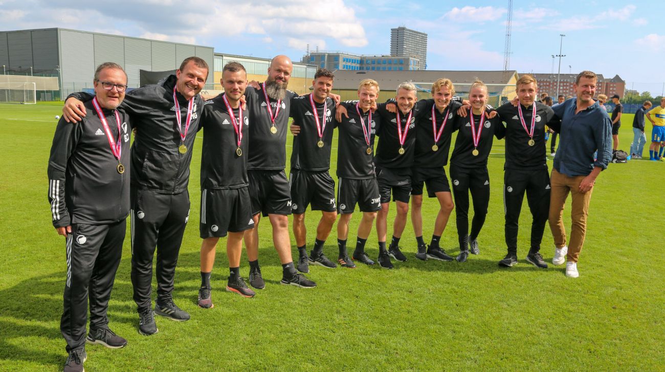 U17 trænerstab - danske mestre