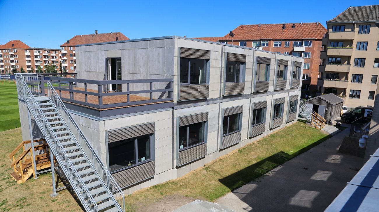 Midlertidig tilbygning på Nummer 10 Midlertidig tilbygning på Nummer 10