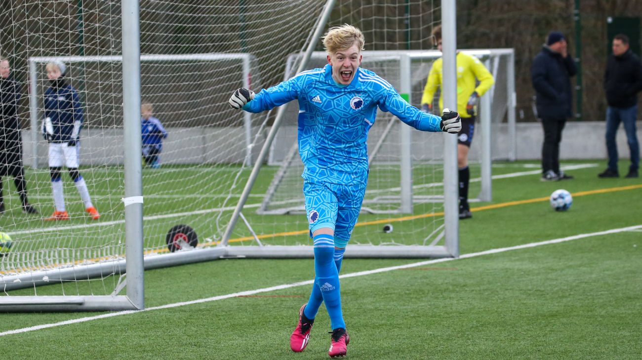 U15-keeper Gustav Fritz