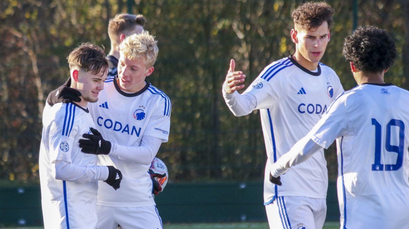 Jubel efter Neo Jönssons scoring Jubel efter Neo Jönssons scoring
