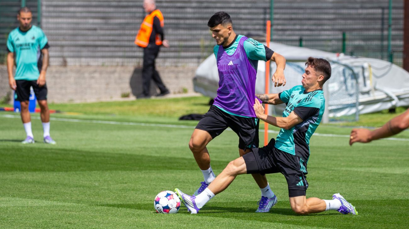 Mohamed Elyounoussi og Rodrigo Huescas Mohamed Elyounoussi og Rodrigo Huescas