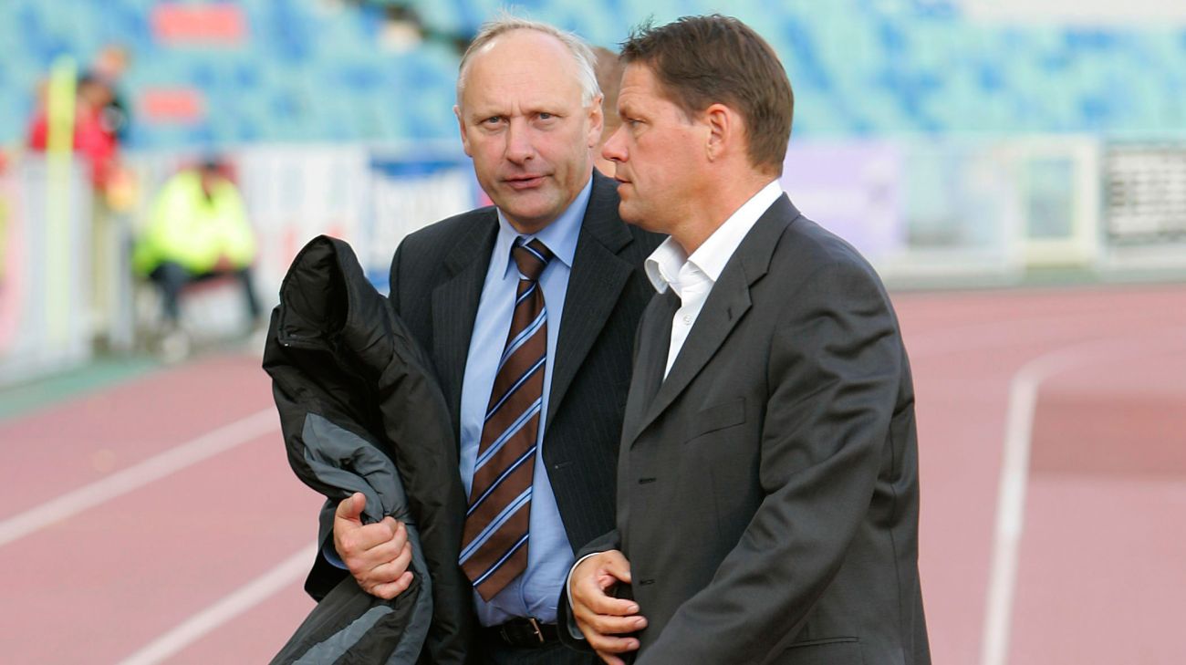 Niels-Chr. Holmstrøm og Frank Arnesen Niels-Chr. Holmstrøm og Frank Arnesen