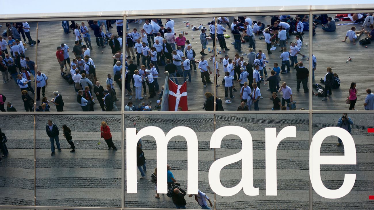 FCK-fans i Barcelona i oktober 2010