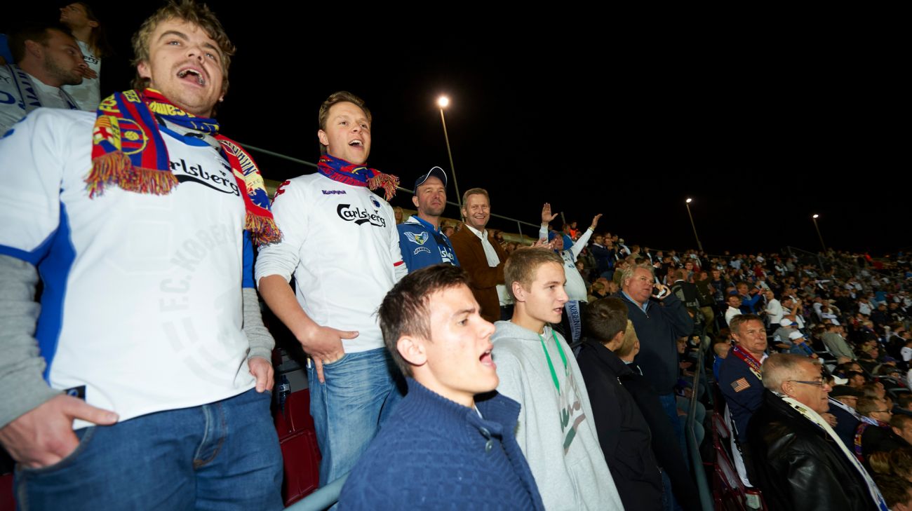 FCK-fans i Barcelona i oktober 2010