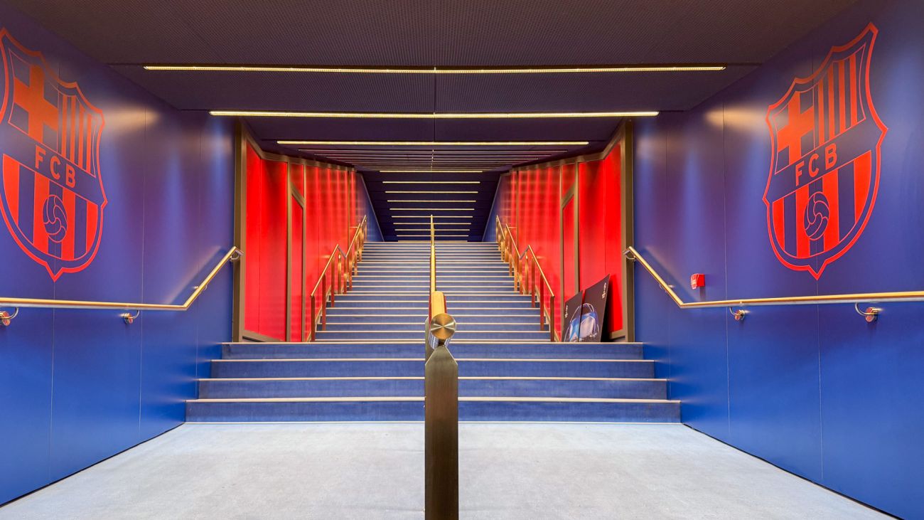 Spillertunnellen på Camp Nou