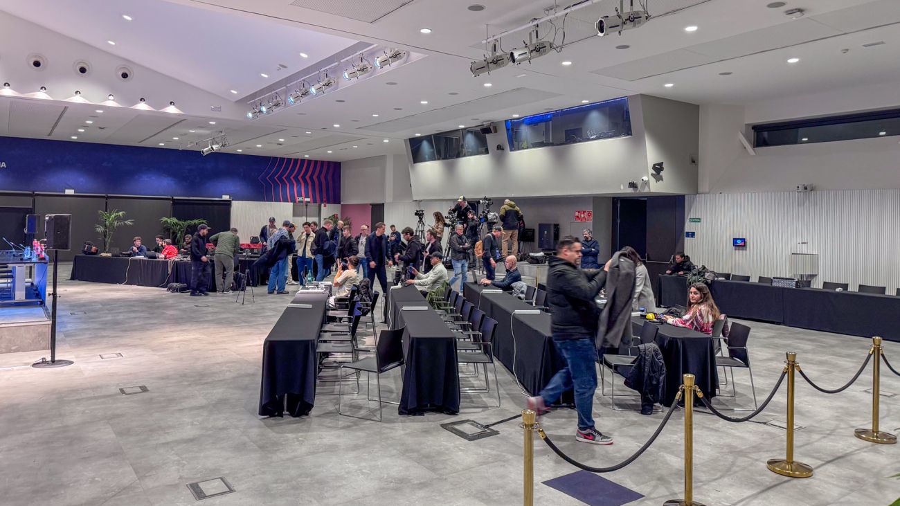 Mediecenter ved Camp Nou