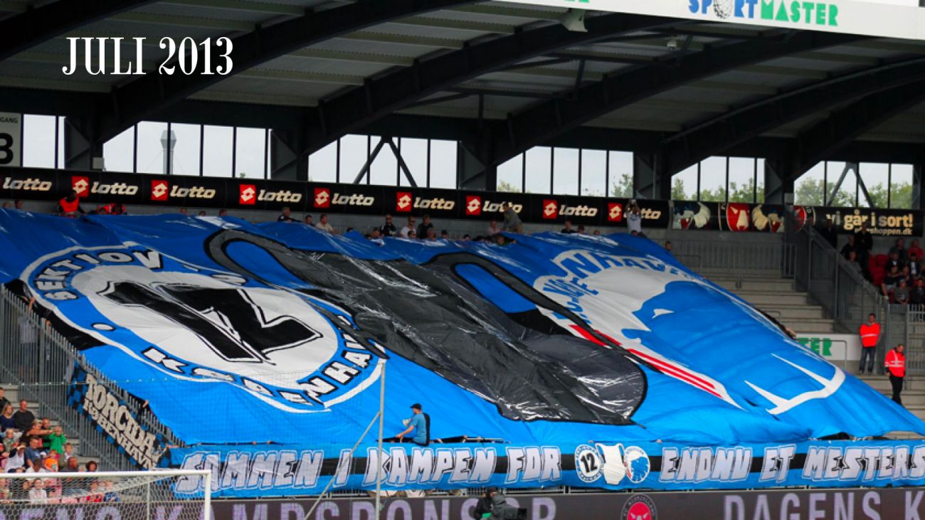 F.C. København-fans på MCH Arena i Herning