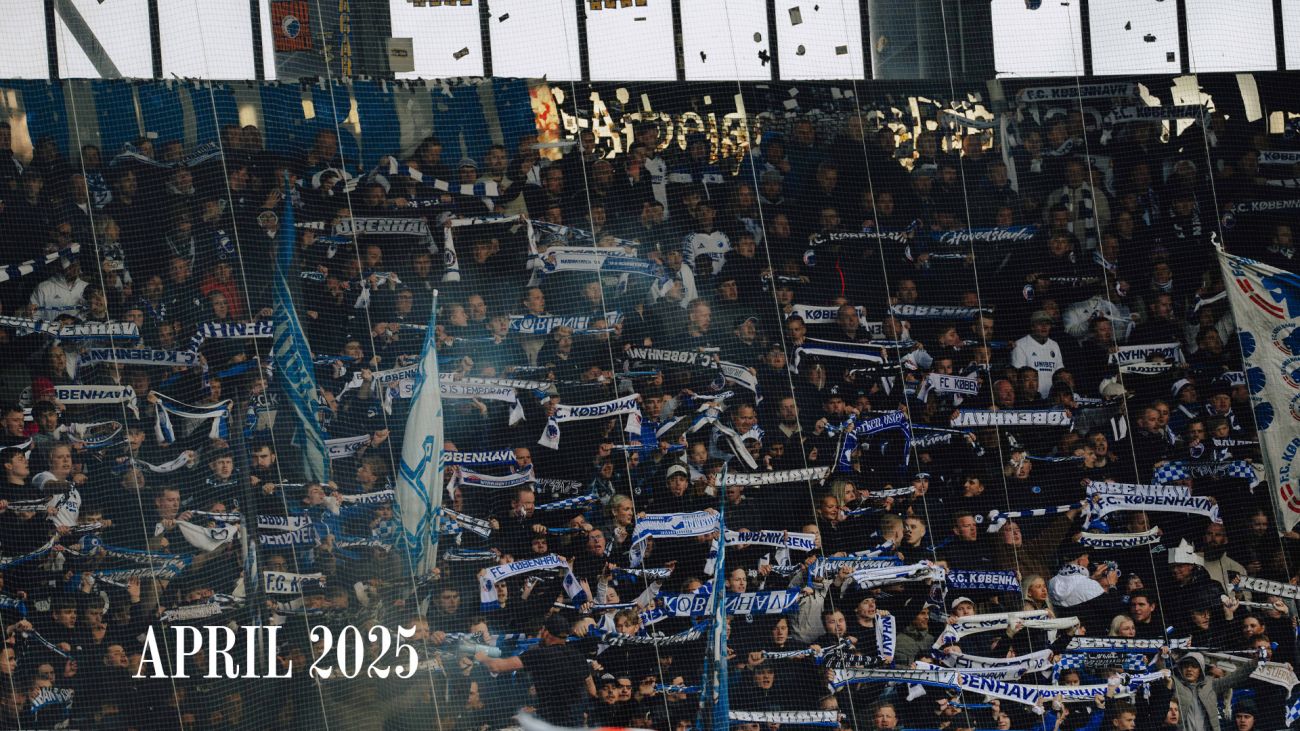 F.C. København-fans på MCH Arena i Herning