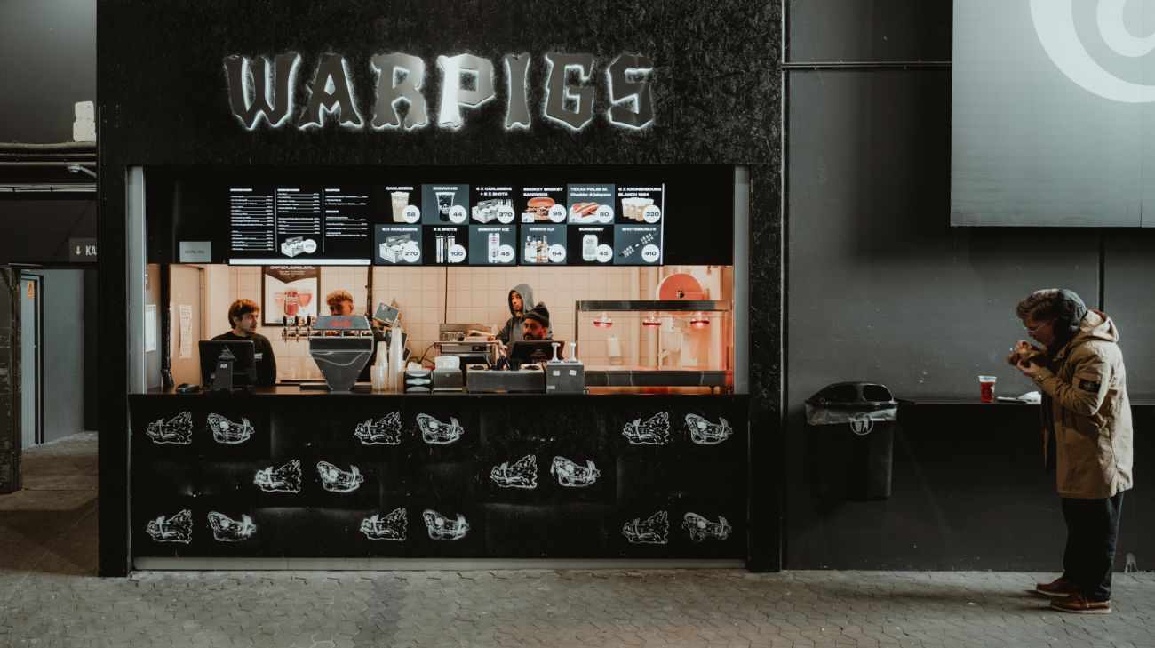 Warpigs bod i Parken