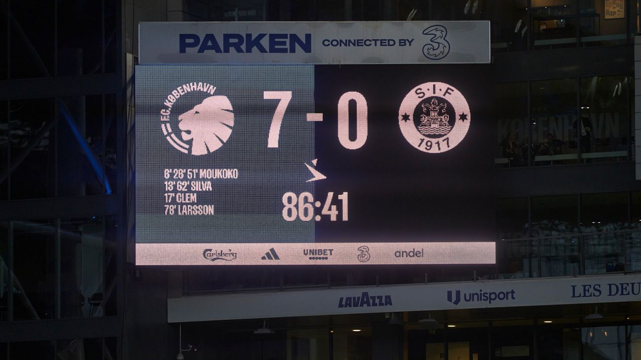 7-0 på måltavlen i Parken