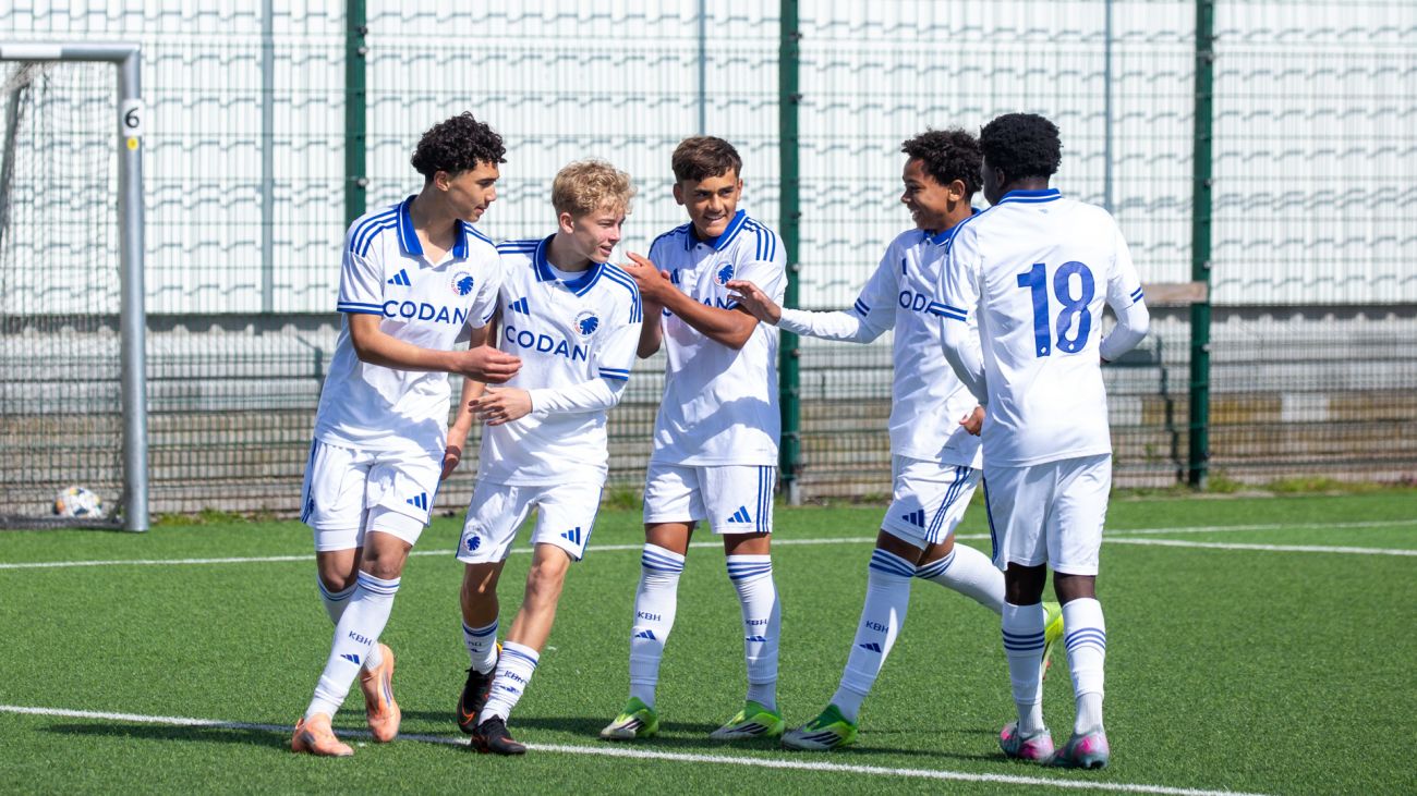 Elias Hassan, Sofs Bruun, Frederik Abrahamsen, Ricky Bredvig Addison og Abdoul-Hakim Moussa