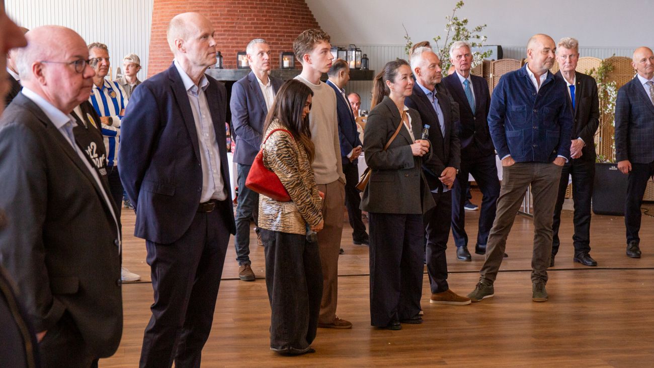 Familien Højer var selvfølgelig med til receptionen på KB