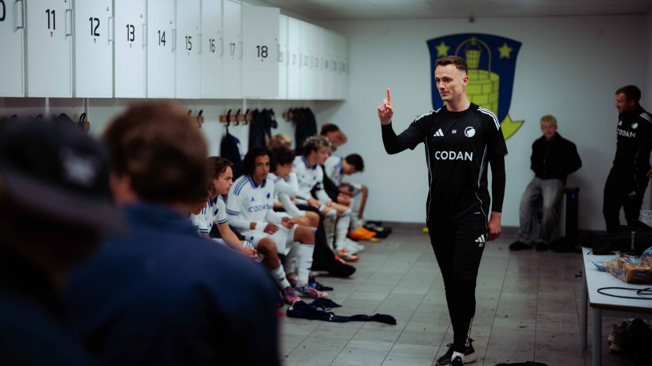 Anders Hornstrup fungerede som cheftræner i U17-pokalderbyet