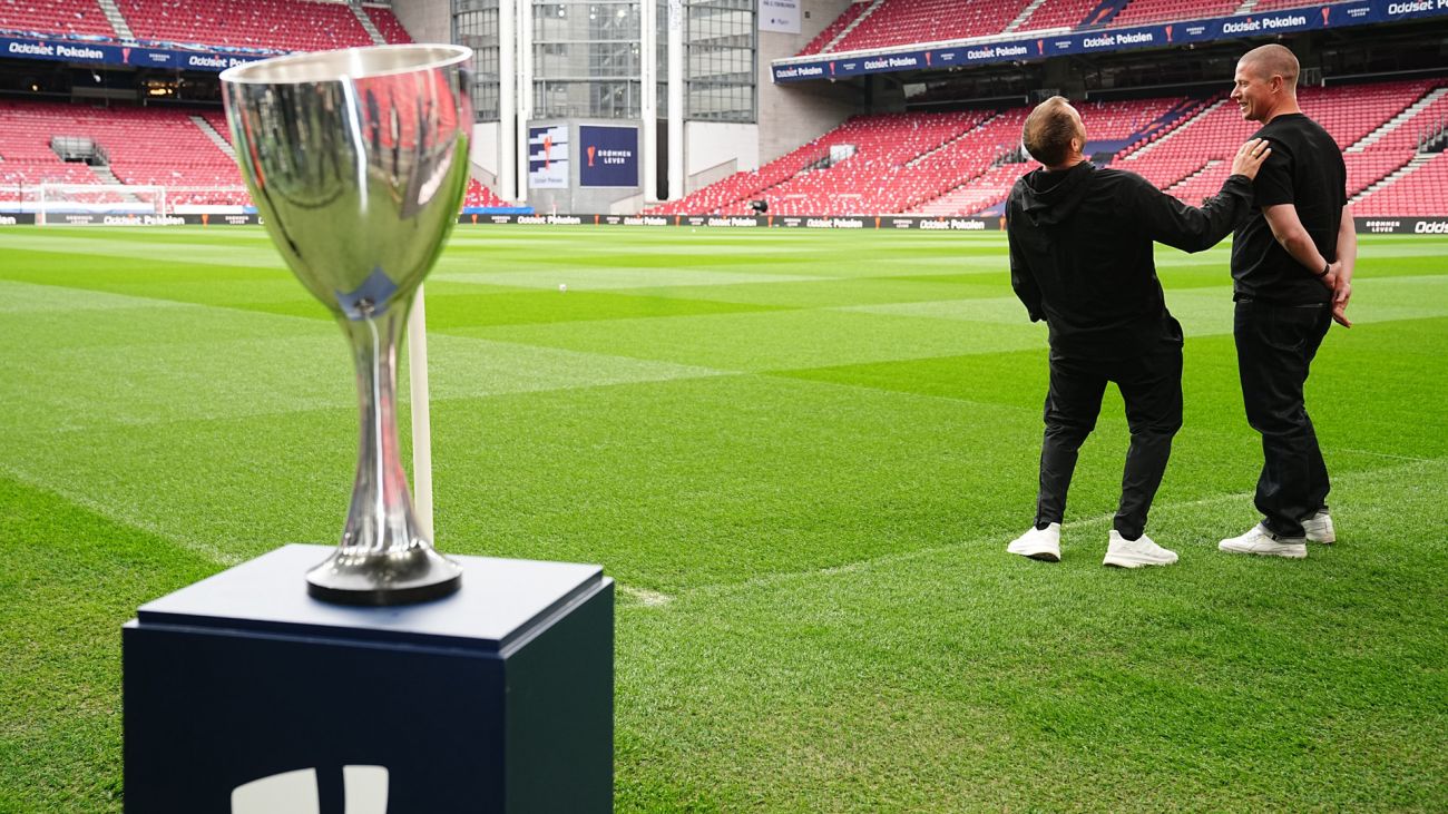 Pressekonference i Parken før pokalfinalen