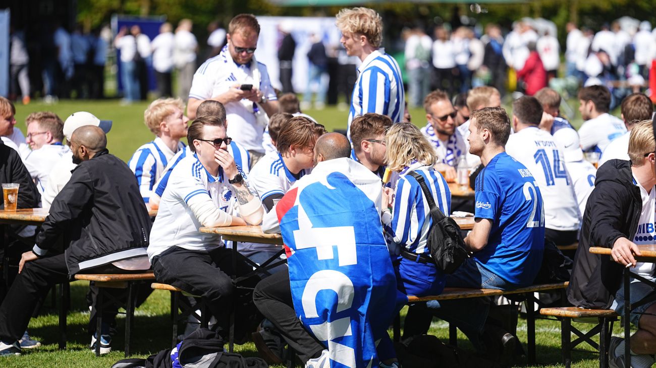 F.C. København-fans i Fælledparken