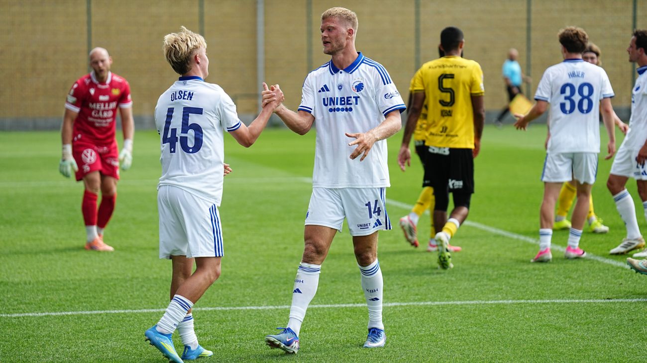 Gunnar Olsen og Andreas Cornelius