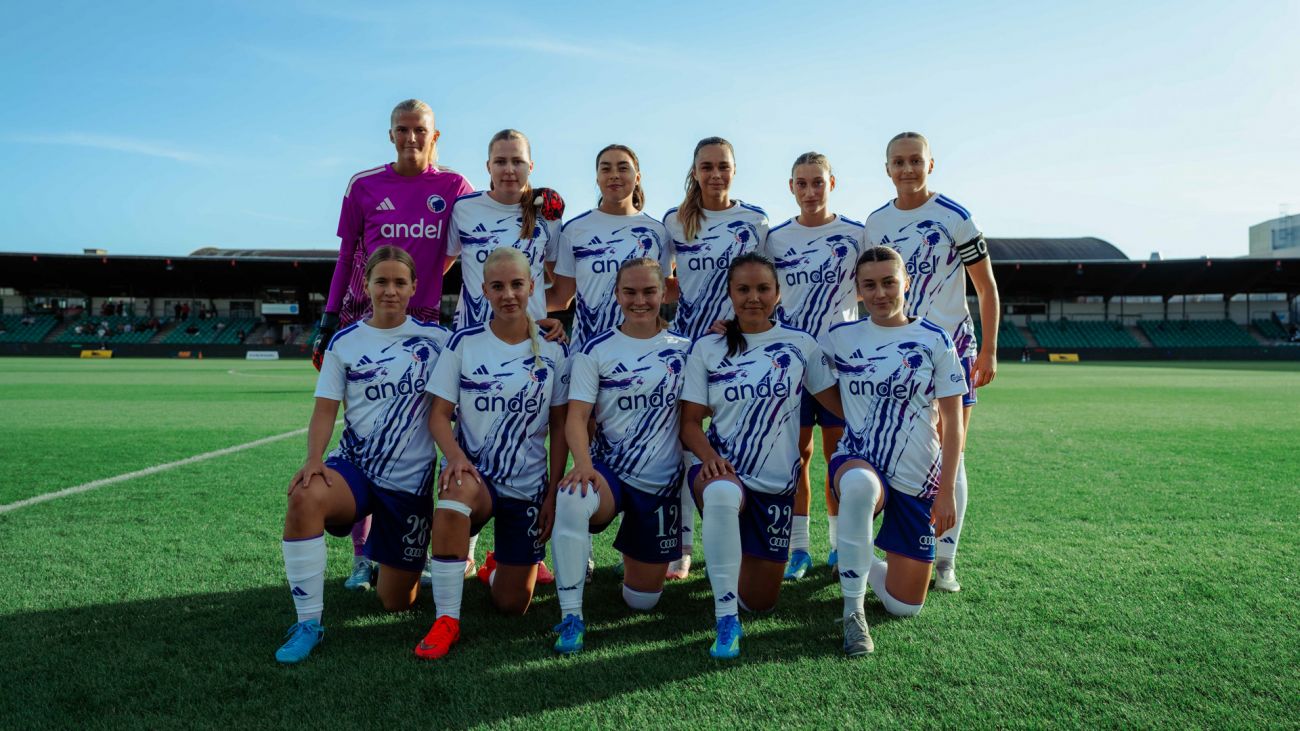 Holdet til løvindernes pokalkamp i Næstved