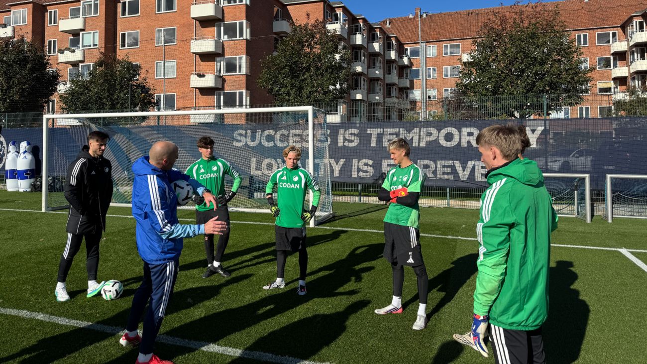 Fælles keepertræning på Nummer 10