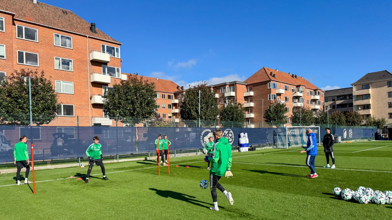 Fælles keepertræning på Nummer 10