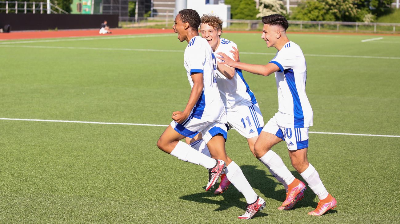 Noah Nartey, Jeppe Corfitzen og Roony Bardghji Noah Nartey, Jeppe Corfitzen og Roony Bardghji