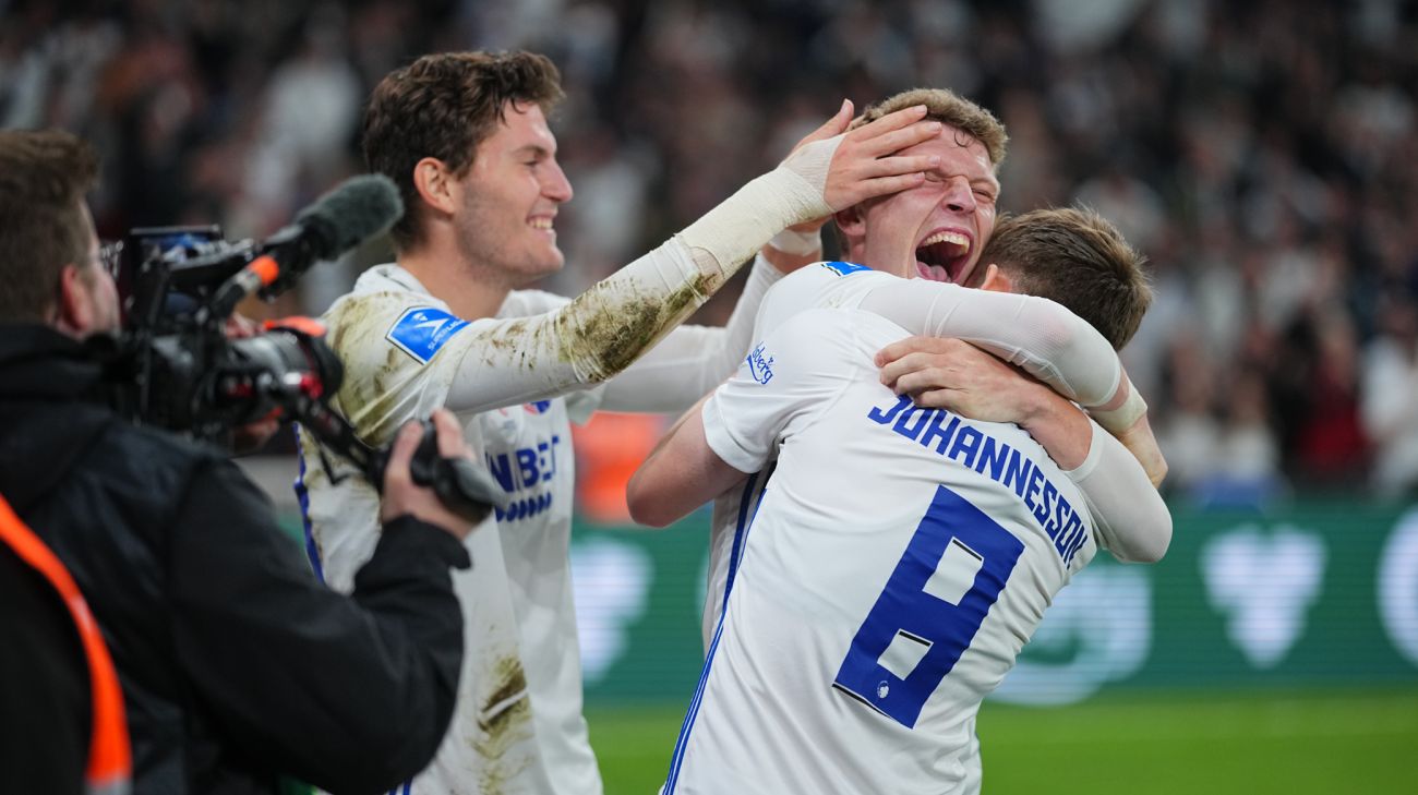 Jubel efter scoring Jubel efter scoring
