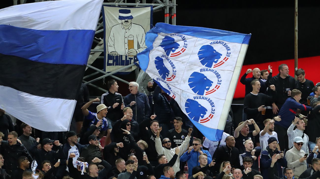 FCK-fans på Gibraltar