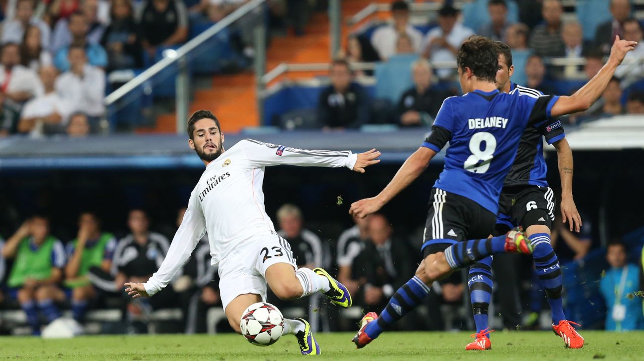 Isco og Thomas Delaney