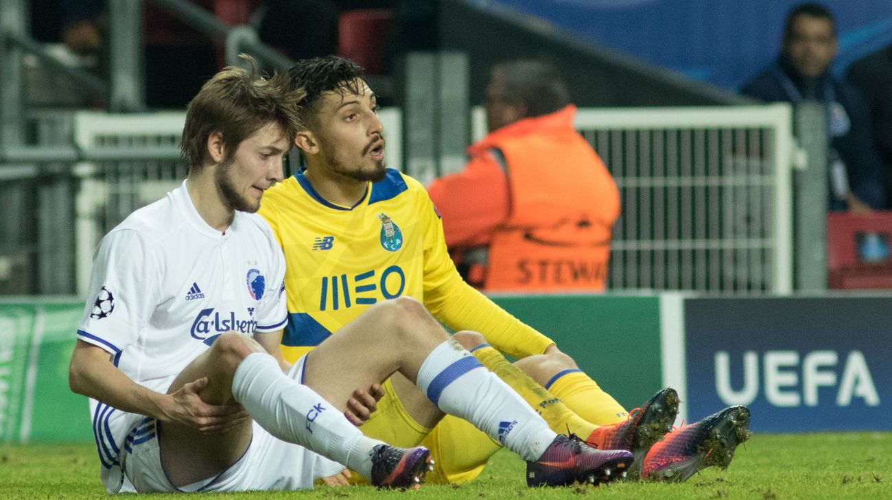 Rasmus Falk og Alex Telles Rasmus Falk og Alex Telles