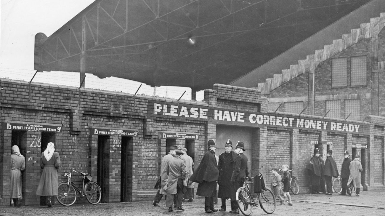 Maine Road i Manchester i 1950