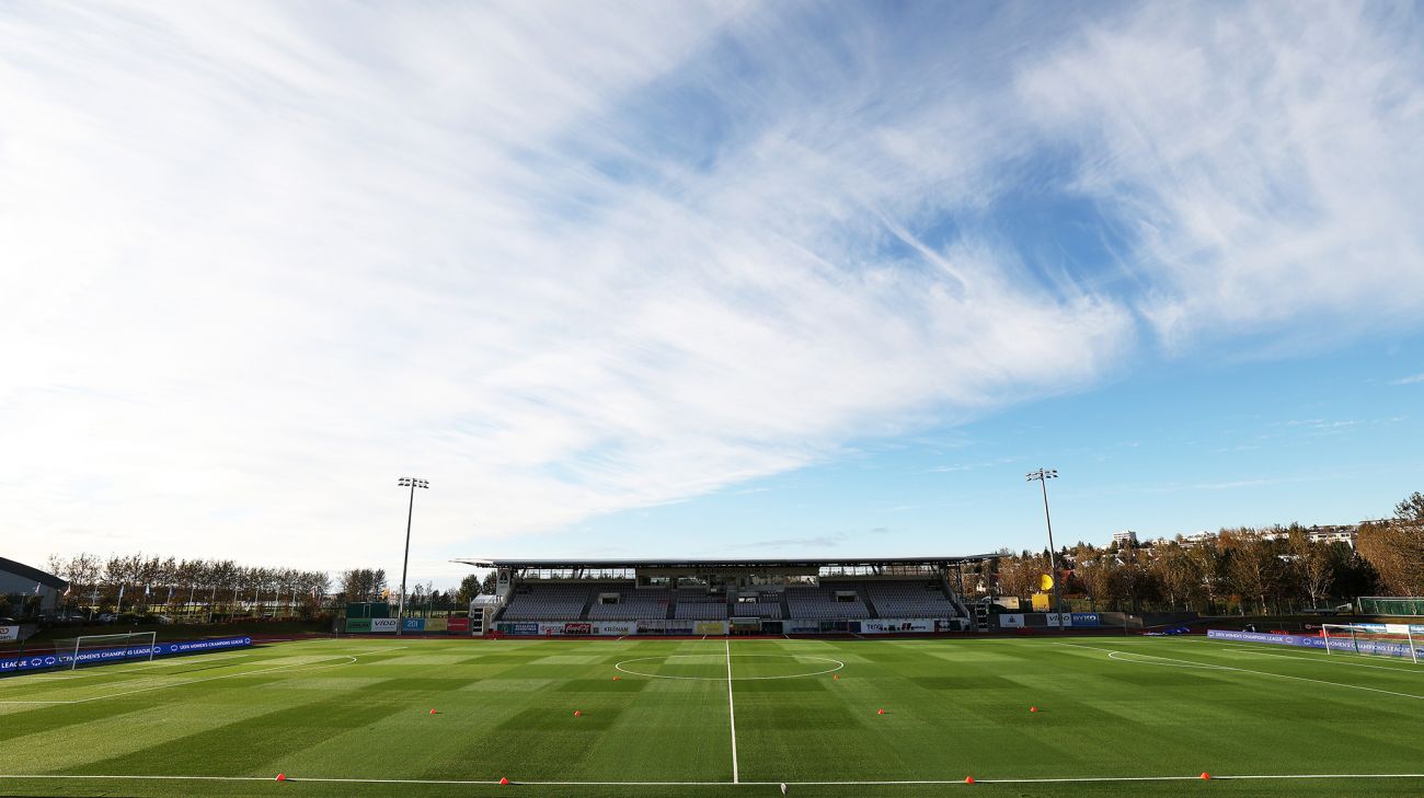 Kópavogsvöllur stadion i Reykjavik