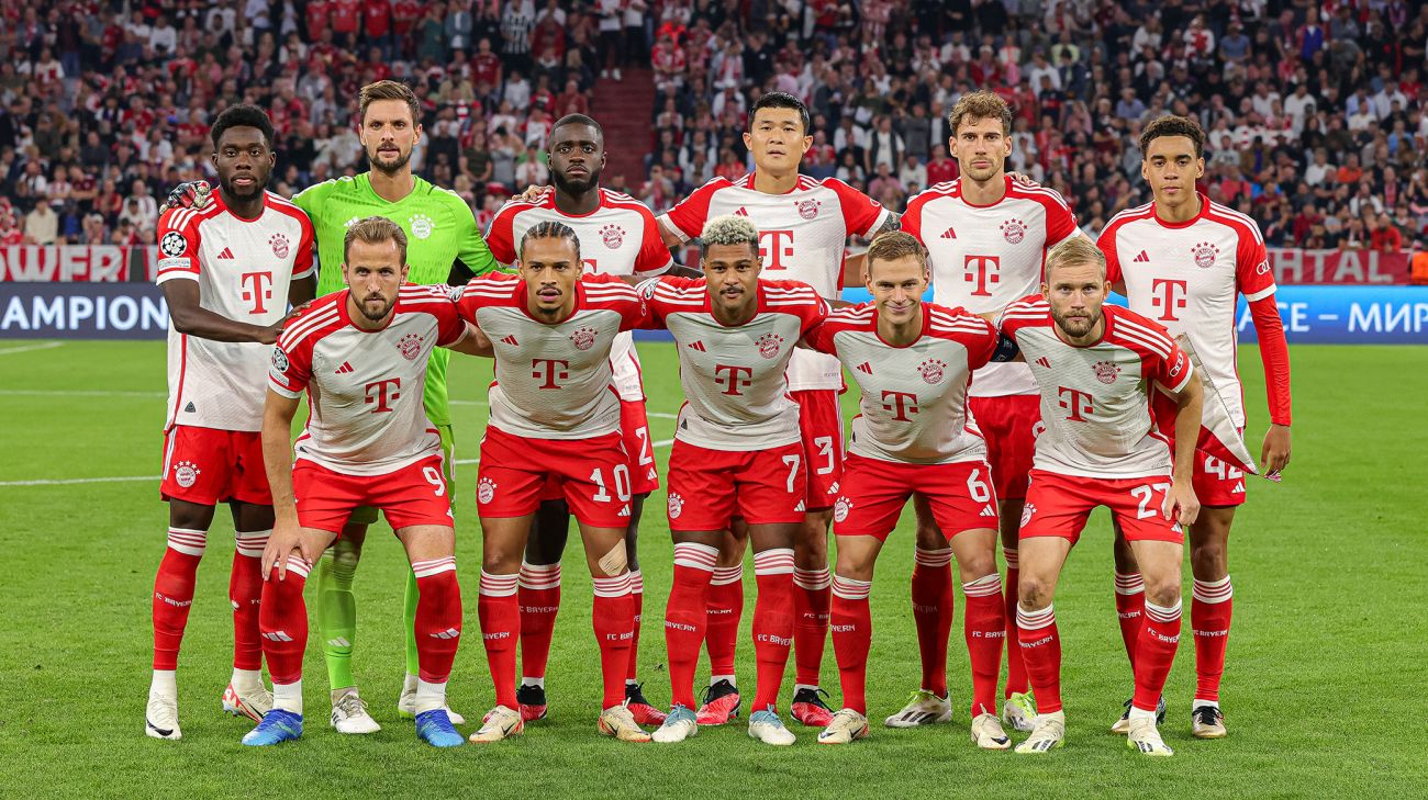 Bayern Münchens hold til Champions League-kampen mod Manchester United