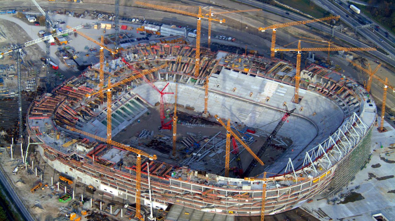 Byggeriet af Allianz Arena