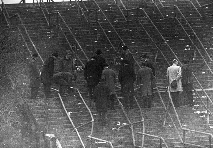 Trappe 13 på Ibrox efter katastrofen i 1971