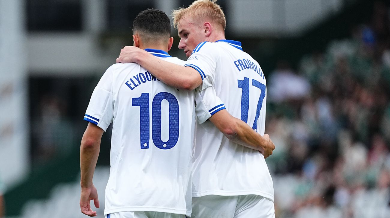 Mohamed Elyounoussi og Victor Froholdt Mohamed Elyounoussi og Victor Froholdt
