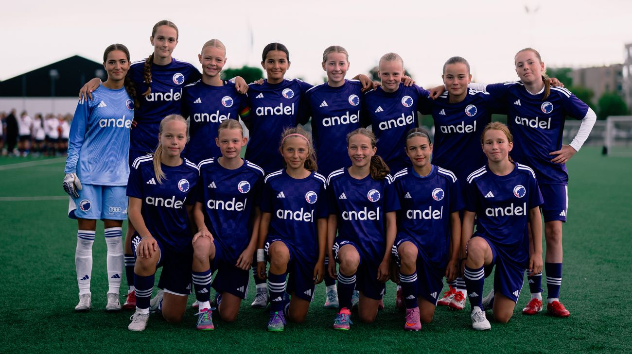 F.C. Københavns U14 Piger holdfoto F.C. Københavns U14 Piger holdfoto