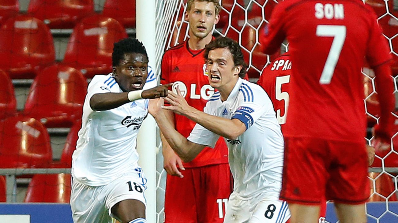 Daniel Amartey og Thomas Delaney Daniel Amartey og Thomas Delaney
