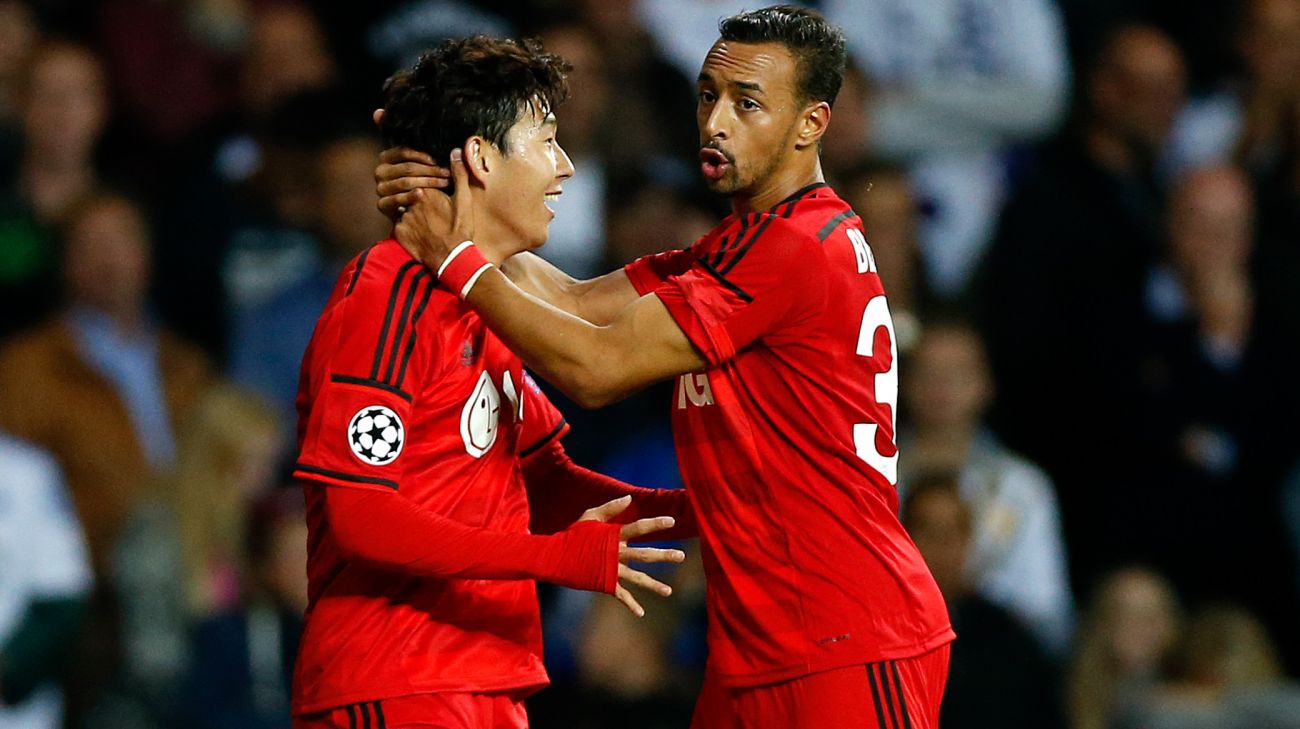 Son Heung-Ming og Karim Bellerabi