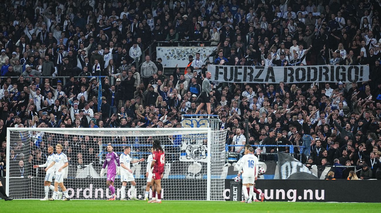 Banner på Sektion 12 med støtte til Rodrigo Huescas