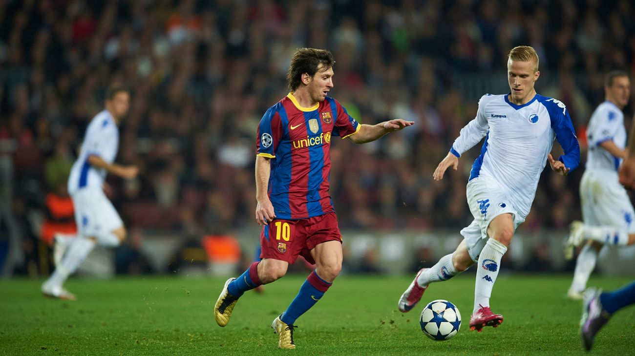 Lionel Messi og Oscar Wendt