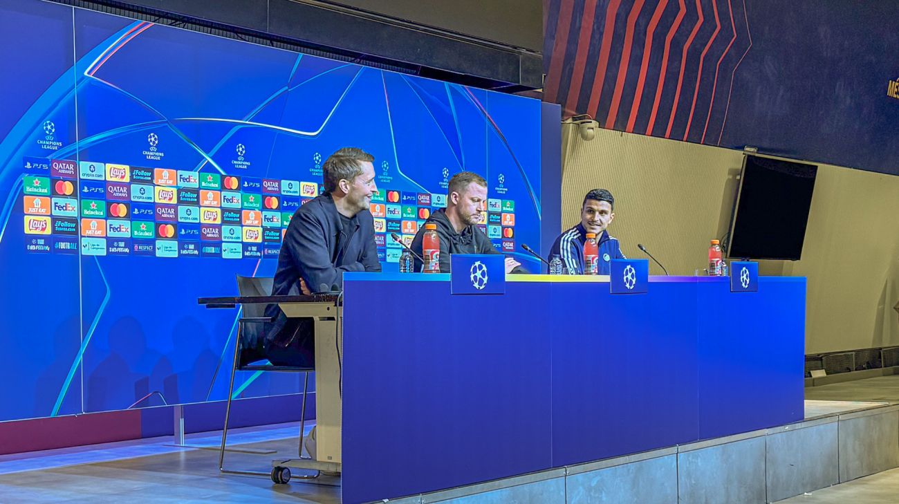 Pressekonference på Camp Nou