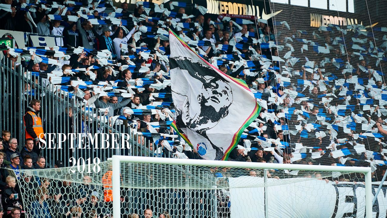 F.C. København-fans på MCH Arena i Herning