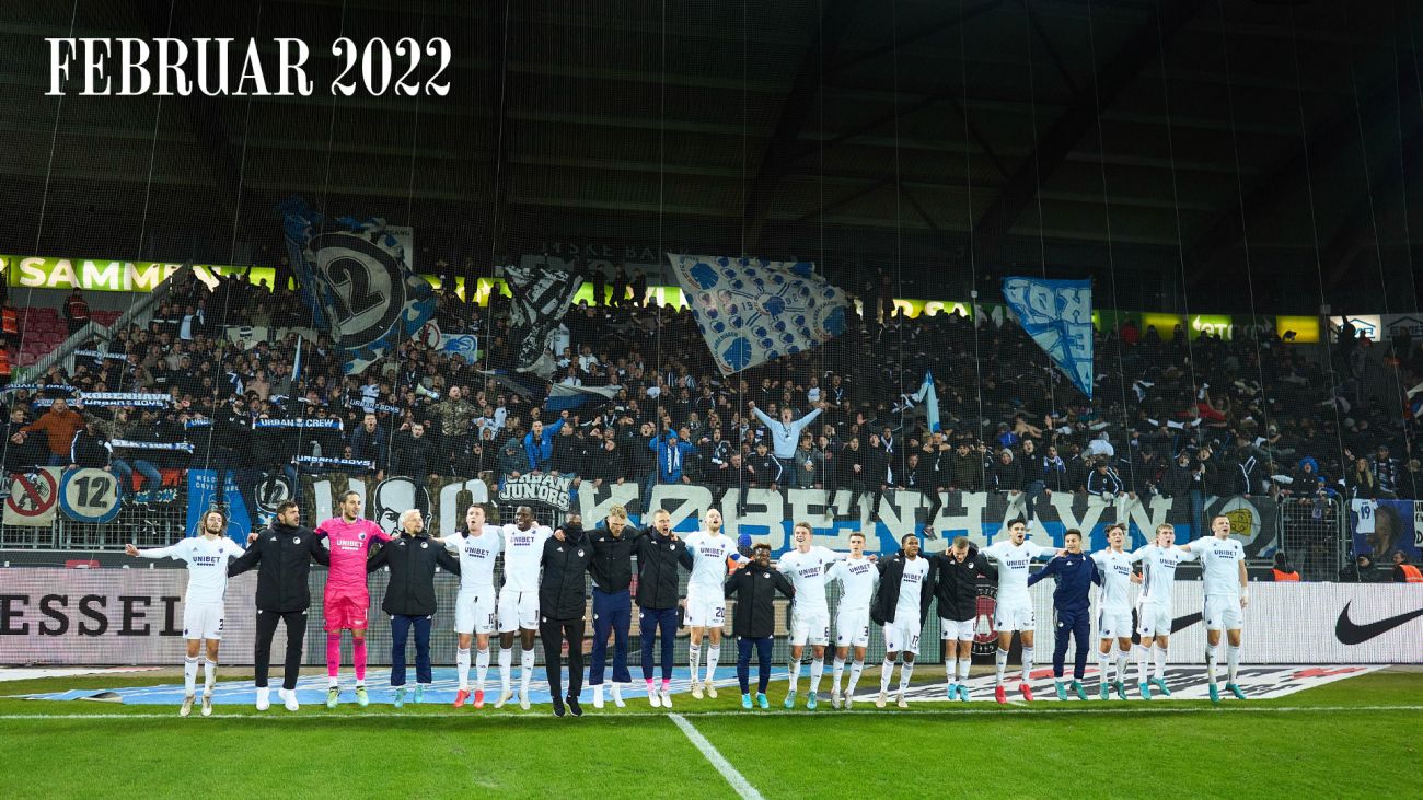 F.C. København-fans på MCH Arena i Herning