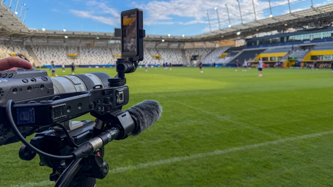 FCK TV på Košická Futbalová Aréna