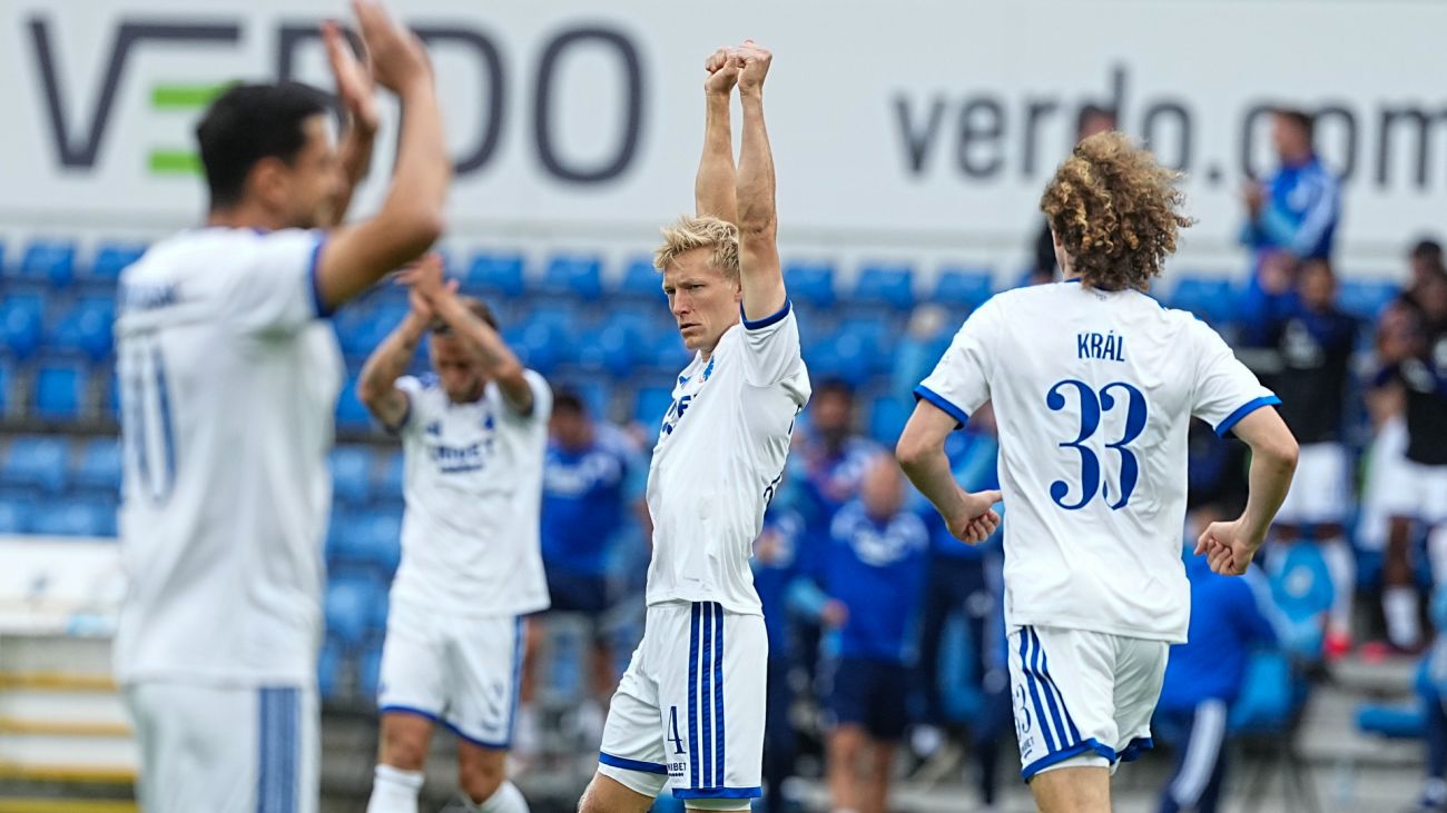 Jubel efter Birger Melings scoring